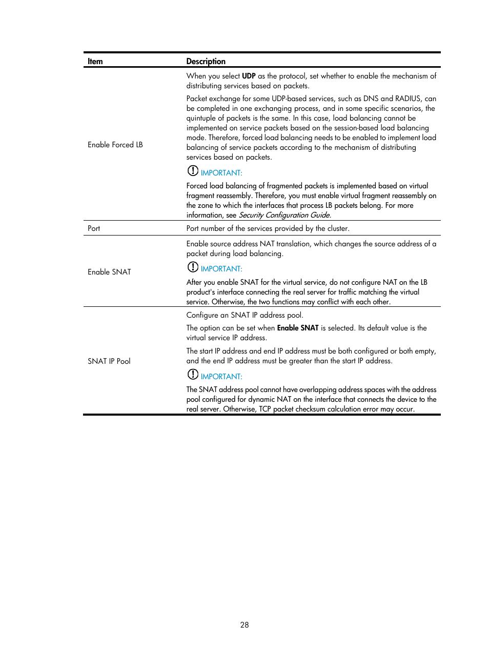 H3C Technologies H3C SecBlade LB Cards User Manual | Page 34 / 66