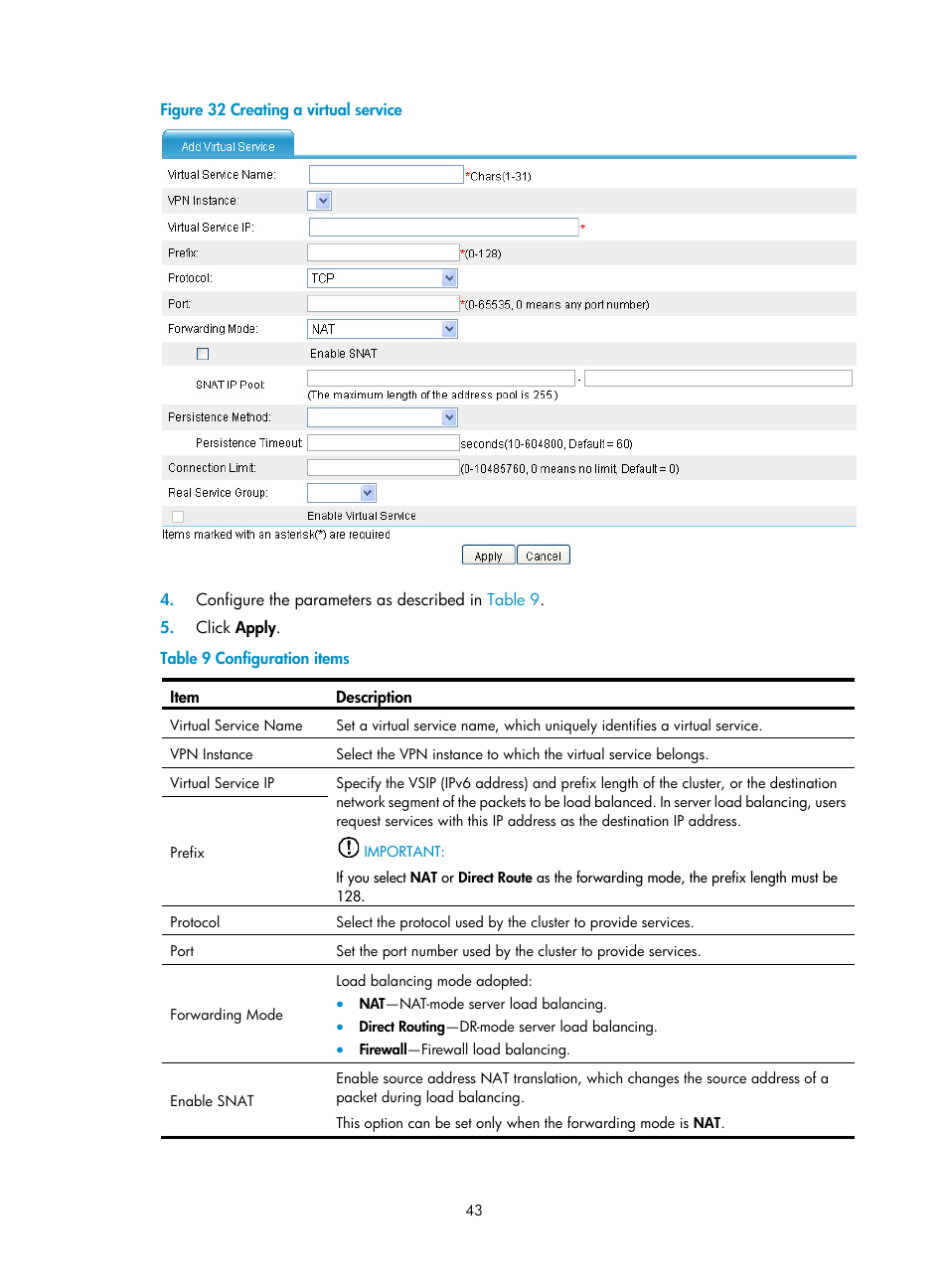 H3C Technologies H3C SecBlade LB Cards User Manual | Page 49 / 66