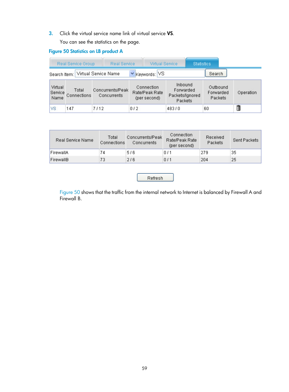 H3C Technologies H3C SecBlade LB Cards User Manual | Page 65 / 66