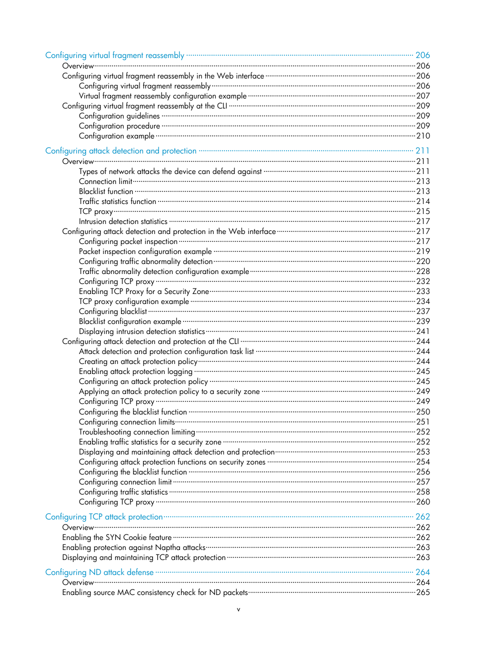 H3C Technologies H3C SecBlade LB Cards User Manual | Page 10 / 278