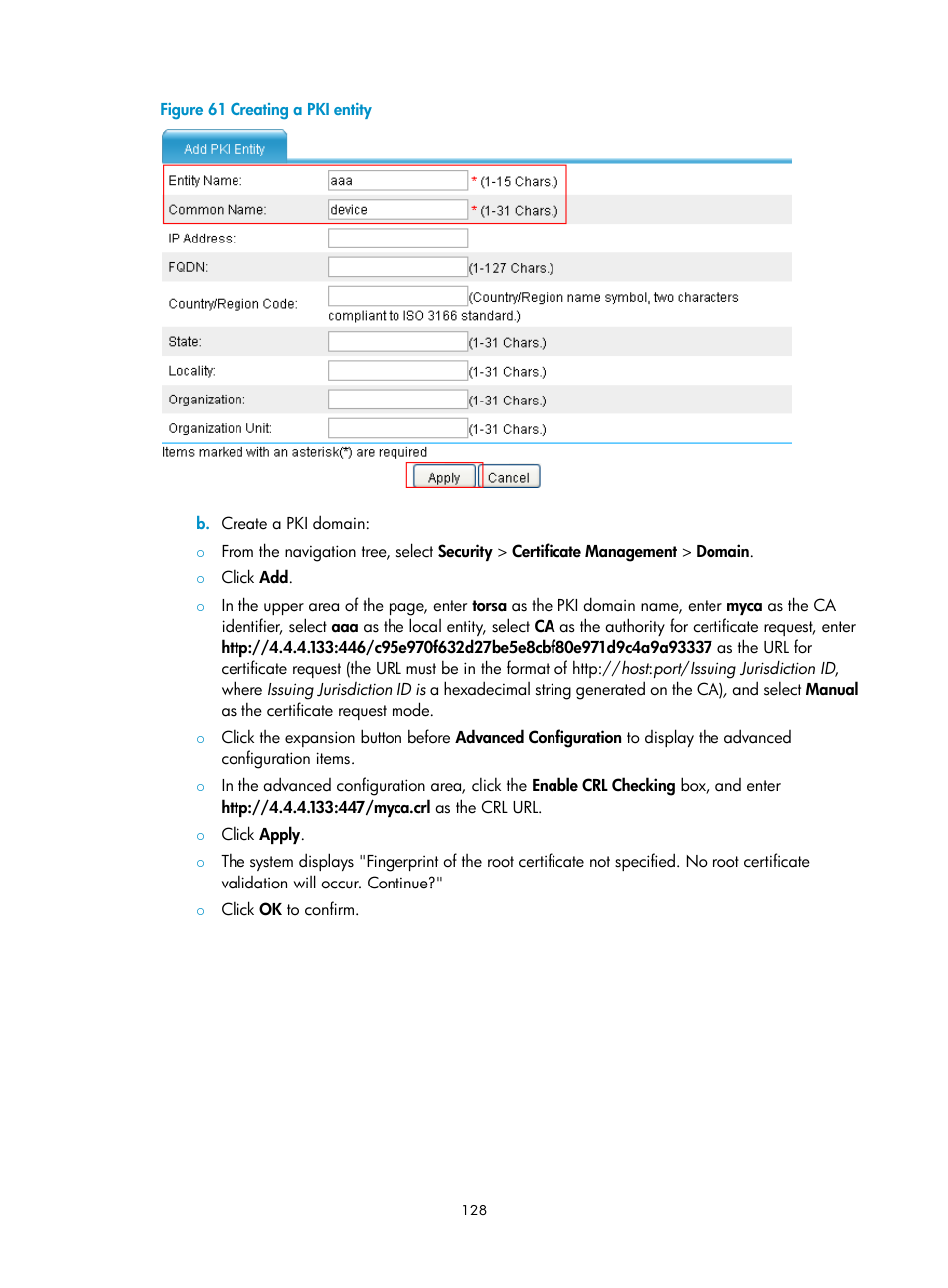 H3C Technologies H3C SecBlade LB Cards User Manual | Page 139 / 278