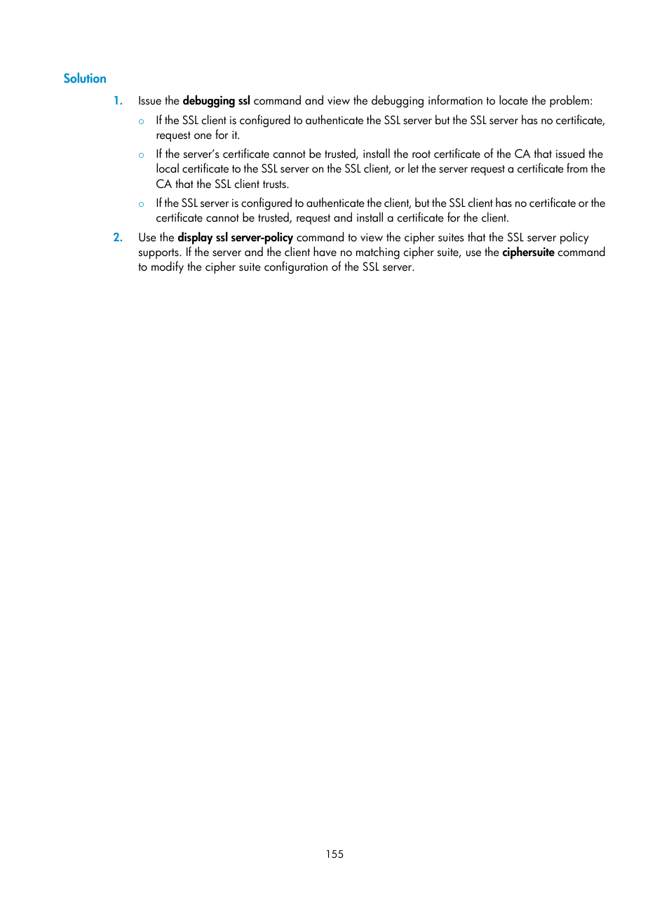 Solution | H3C Technologies H3C SecBlade LB Cards User Manual | Page 166 / 278