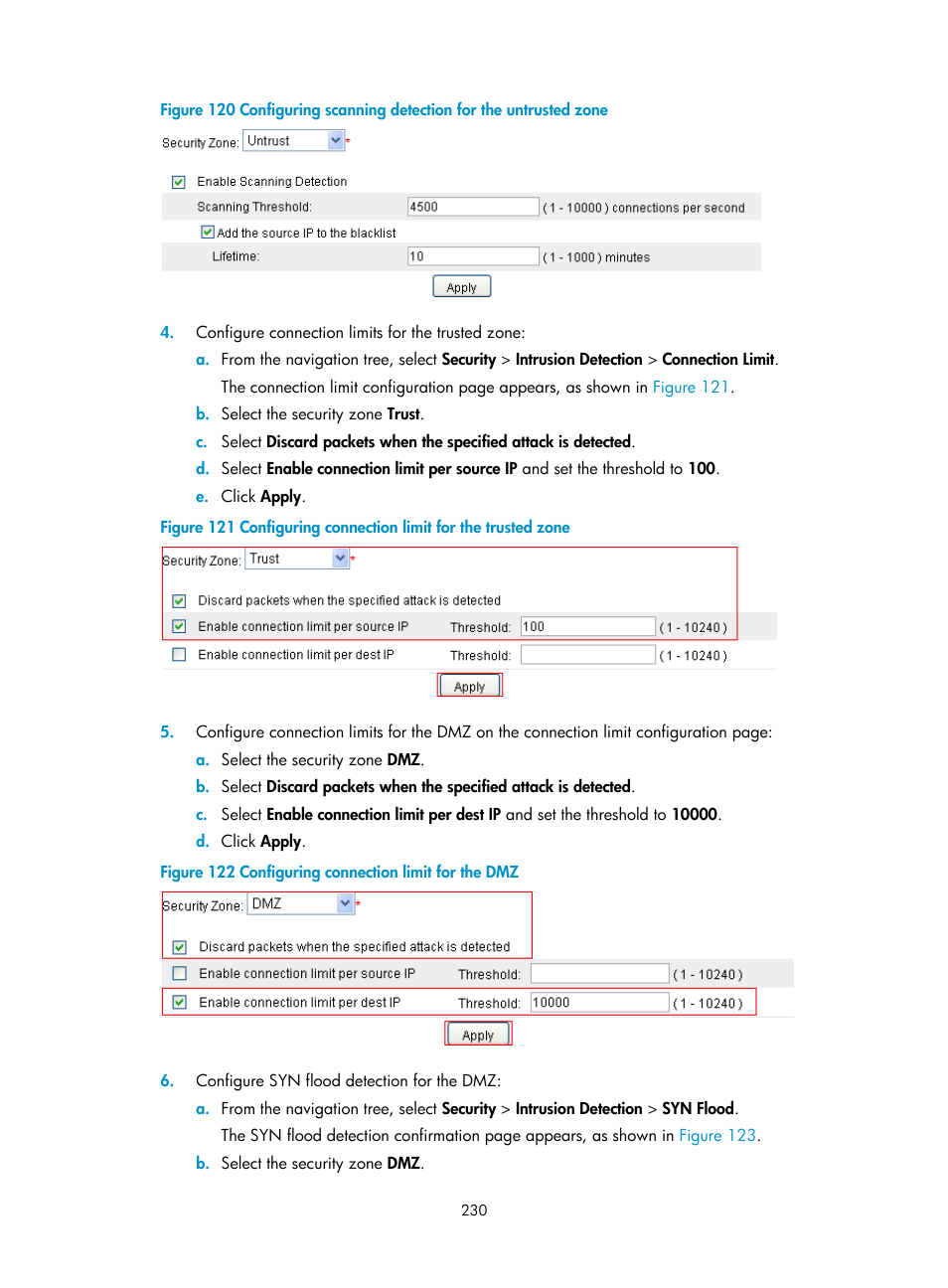 Figure 120 | H3C Technologies H3C SecBlade LB Cards User Manual | Page 241 / 278