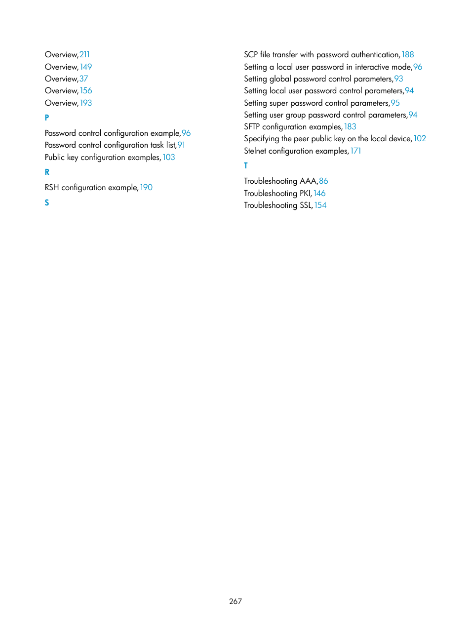 P r s t | H3C Technologies H3C SecBlade LB Cards User Manual | Page 278 / 278