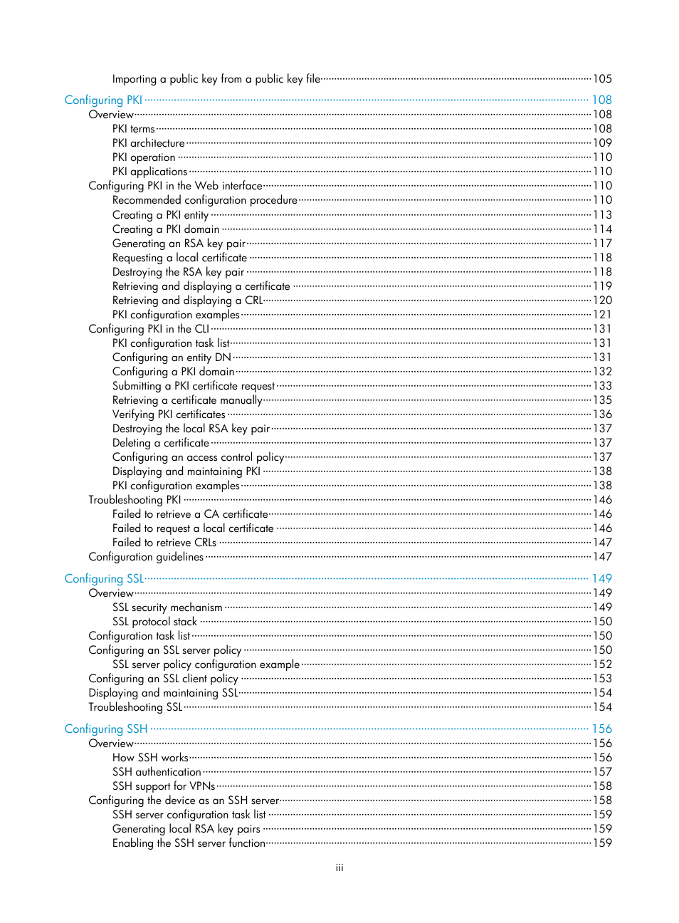 H3C Technologies H3C SecBlade LB Cards User Manual | Page 8 / 278