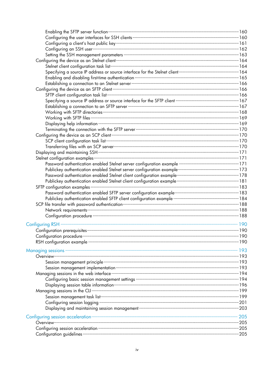 H3C Technologies H3C SecBlade LB Cards User Manual | Page 9 / 278