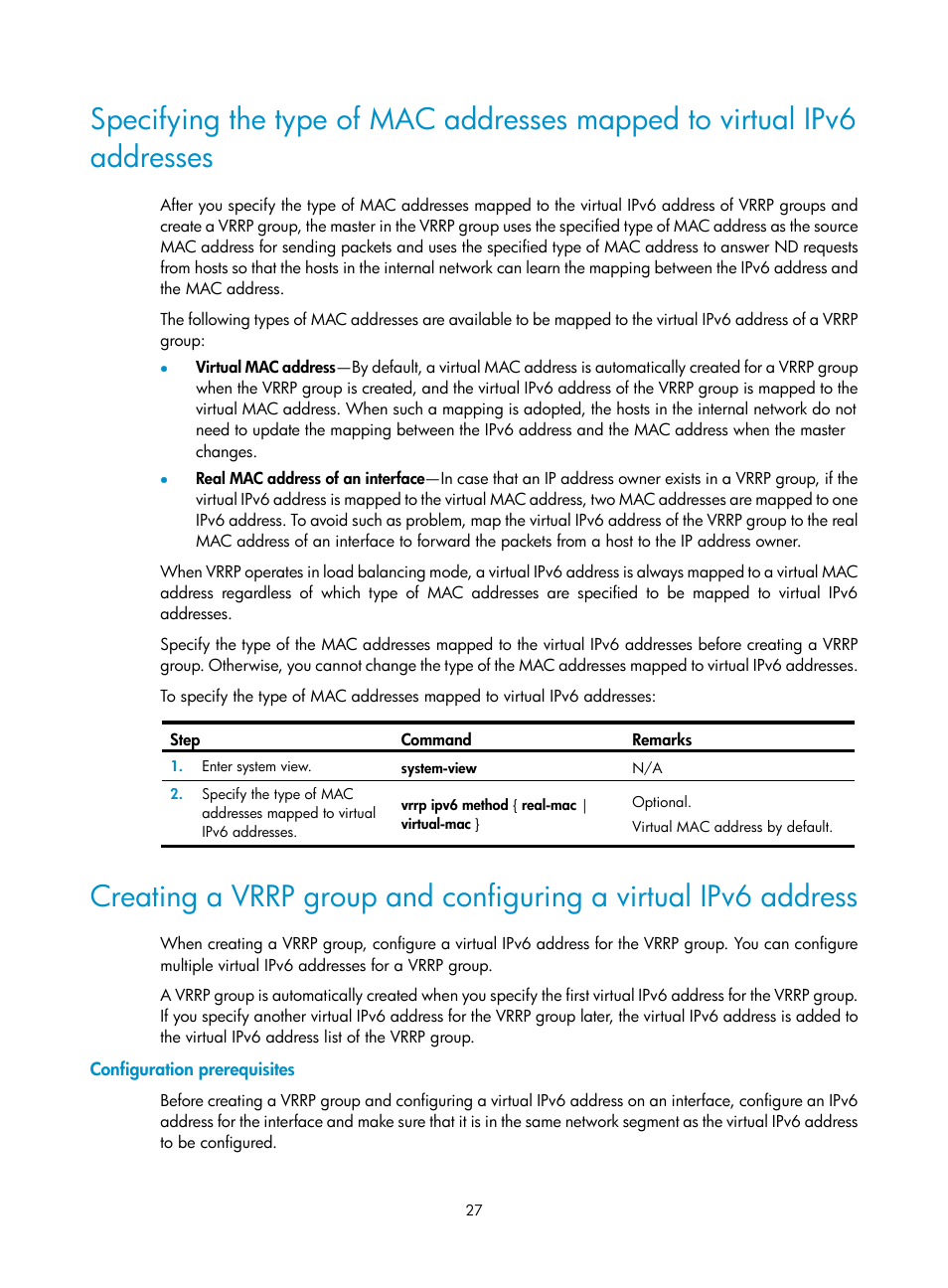 Configuration prerequisites | H3C Technologies H3C SecBlade LB Cards User Manual | Page 35 / 165