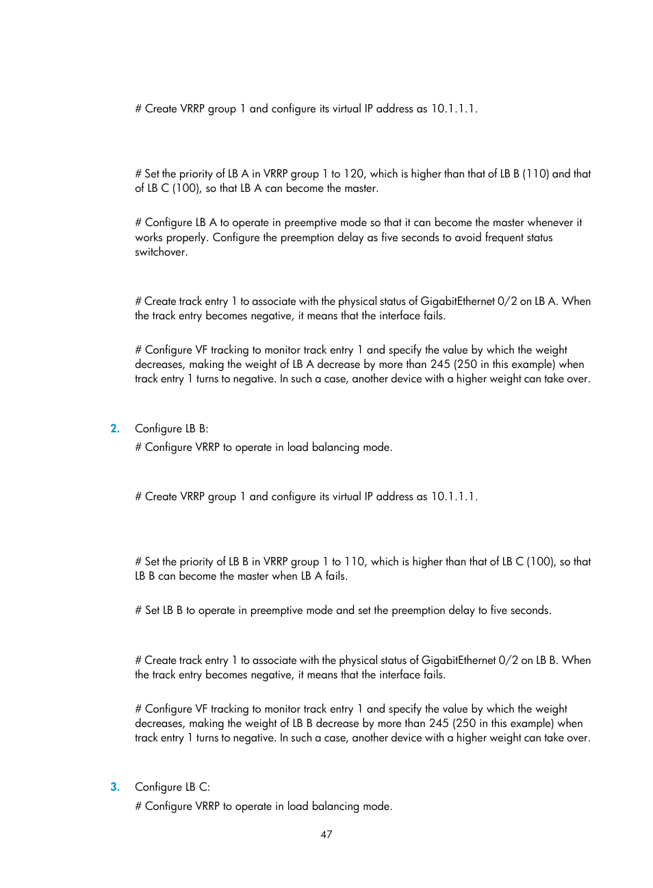 H3C Technologies H3C SecBlade LB Cards User Manual | Page 55 / 165