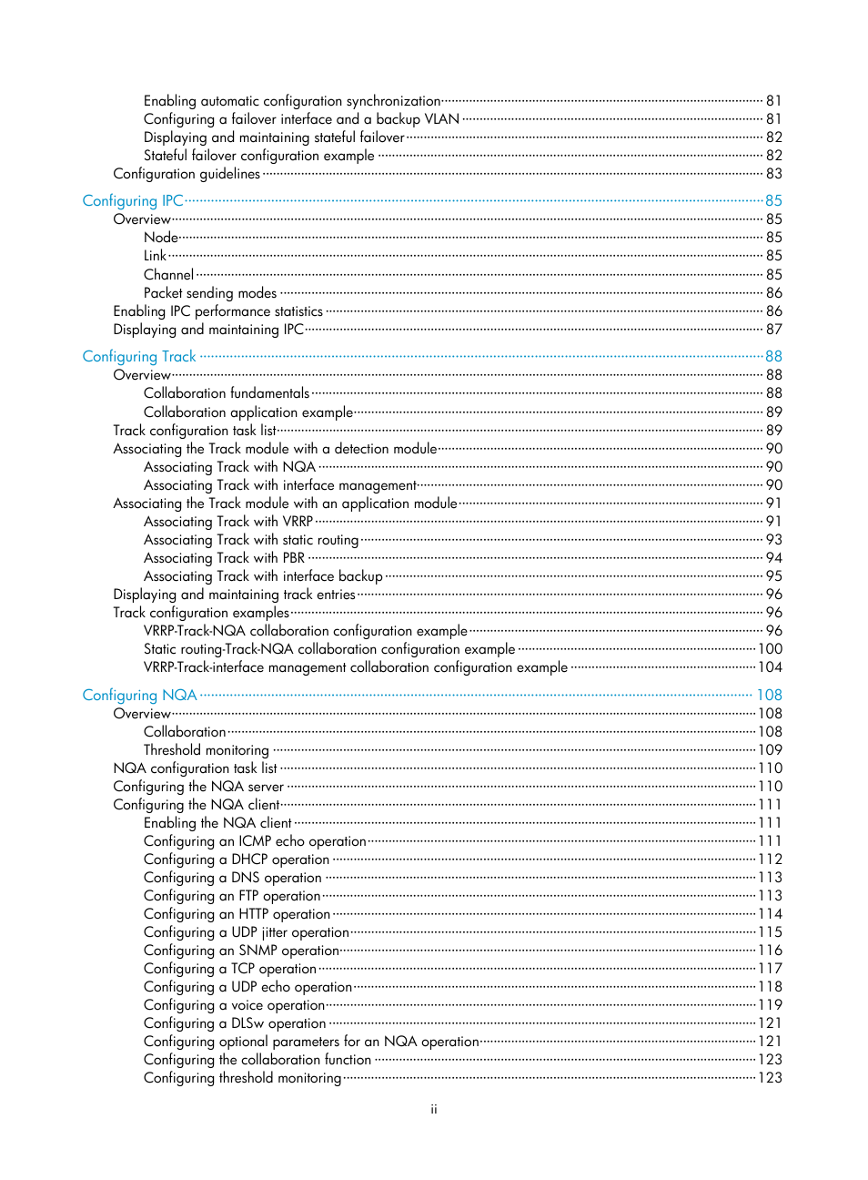 H3C Technologies H3C SecBlade LB Cards User Manual | Page 7 / 165