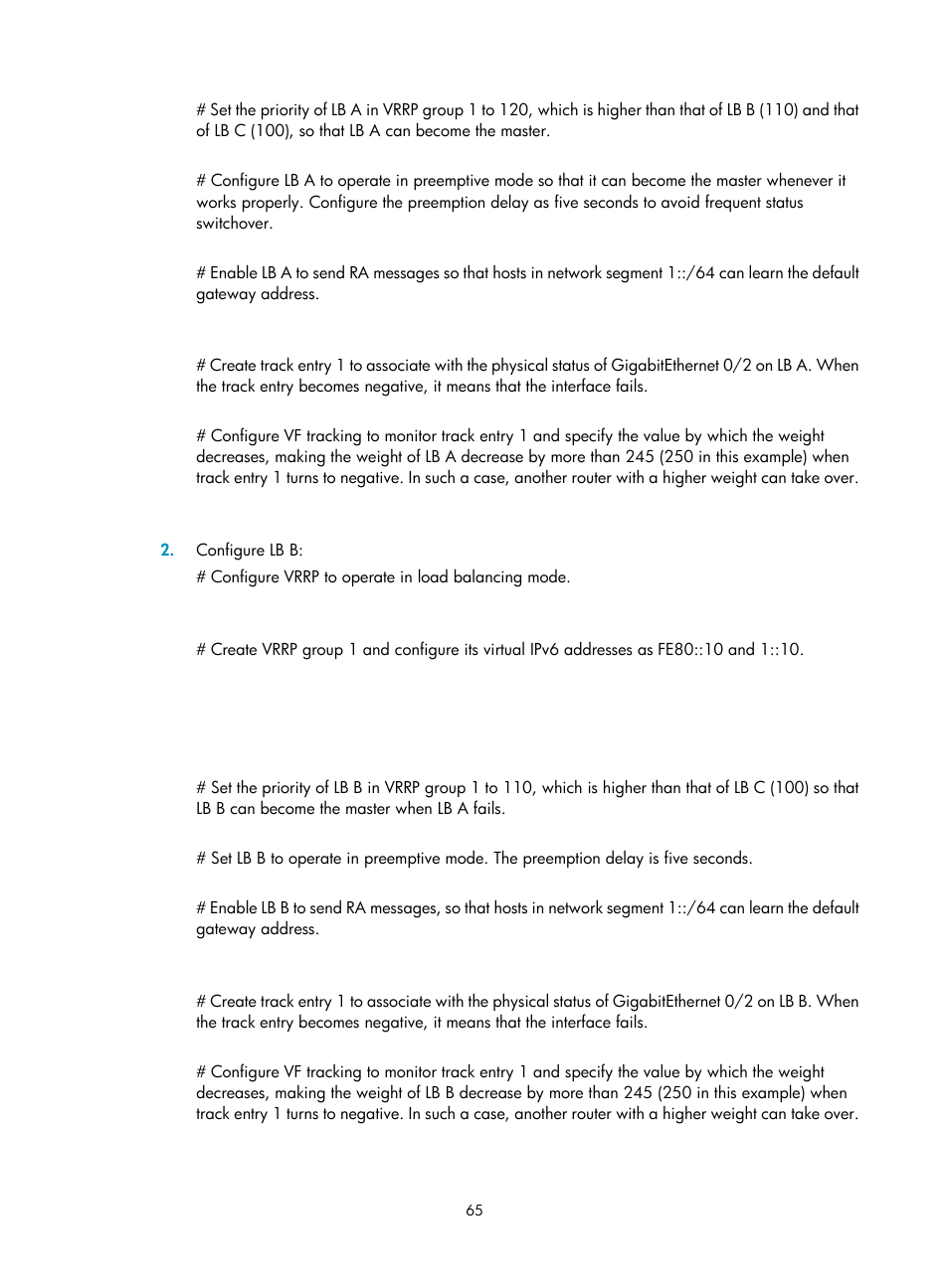 H3C Technologies H3C SecBlade LB Cards User Manual | Page 73 / 165