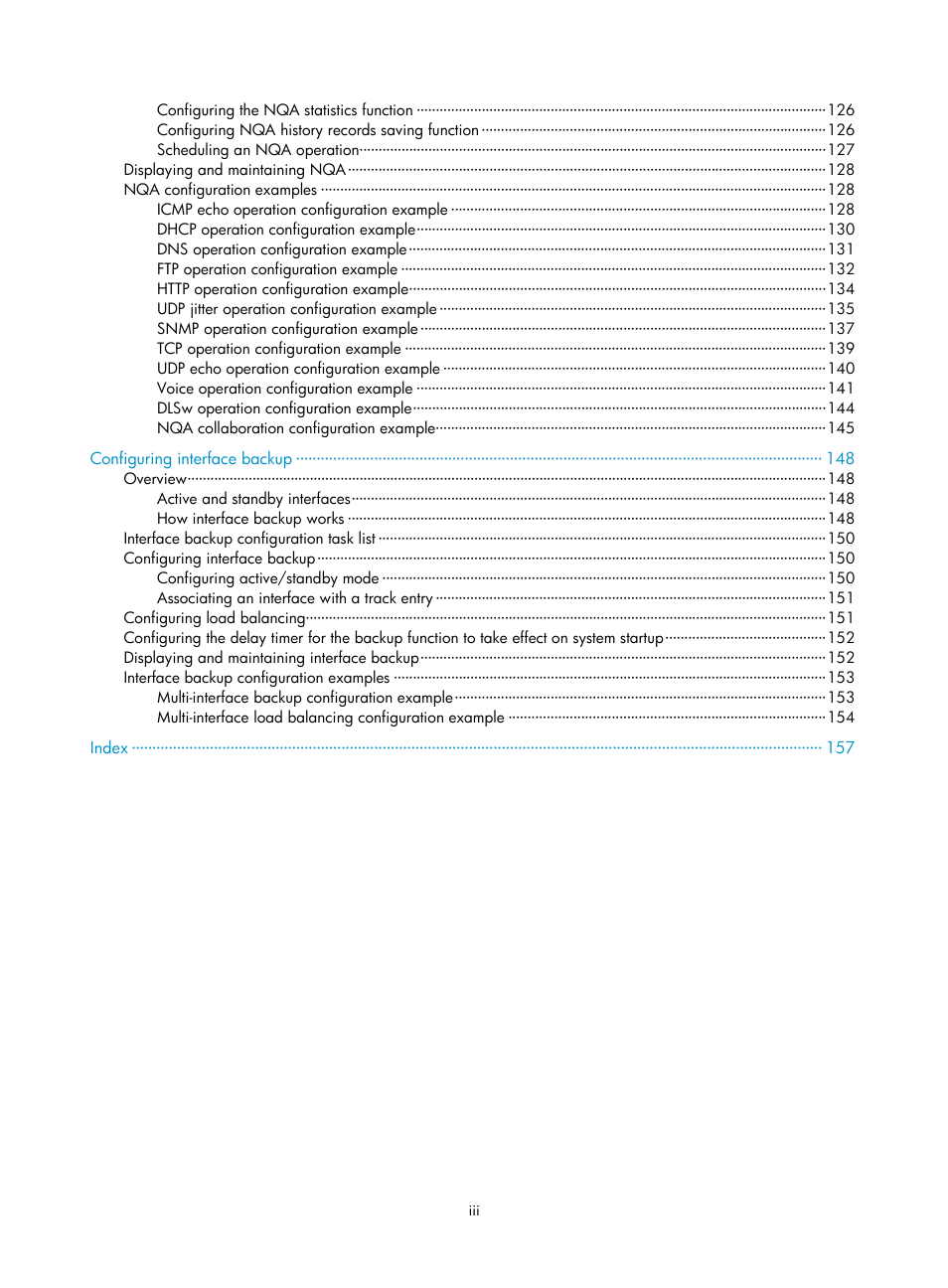 H3C Technologies H3C SecBlade LB Cards User Manual | Page 8 / 165