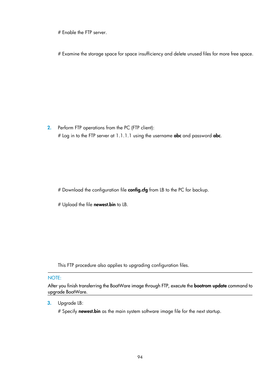 H3C Technologies H3C SecBlade LB Cards User Manual | Page 103 / 114