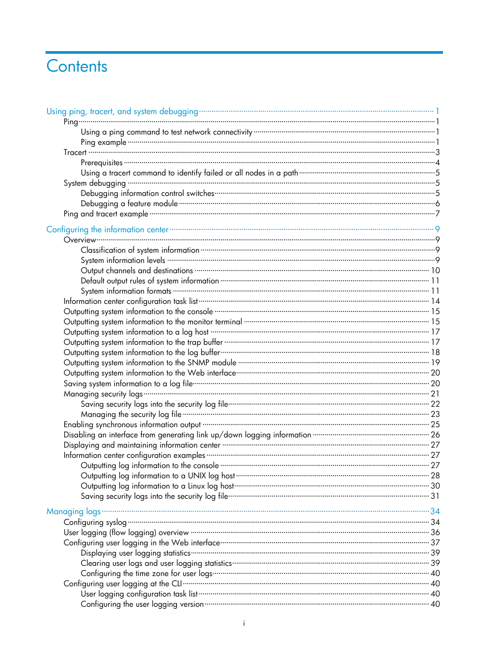 H3C Technologies H3C SecBlade LB Cards User Manual | Page 6 / 114