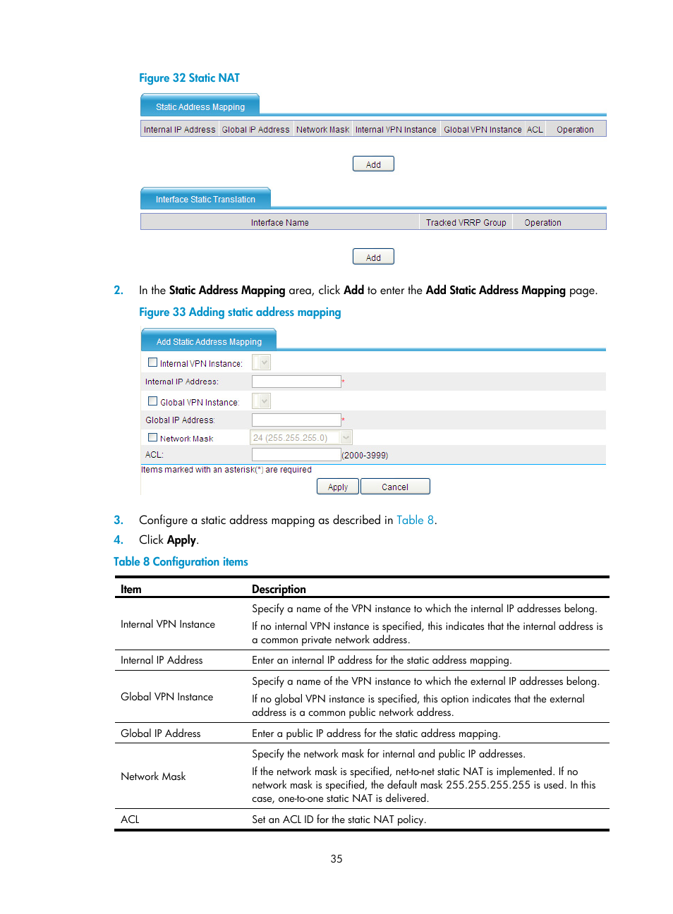 H3C Technologies H3C SecPath L1000-A Load Balancer User Manual | Page 43 / 84