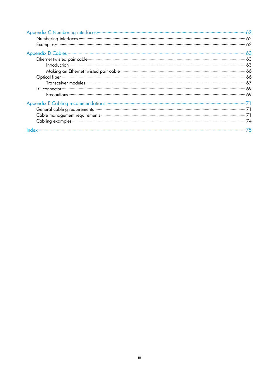 H3C Technologies H3C SecPath L1000-A Load Balancer User Manual | Page 8 / 84