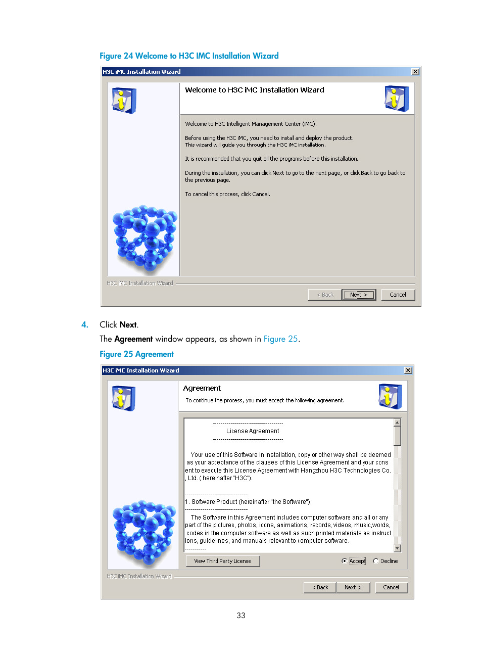 Wizard appears, as shown in, Figure 24 | H3C Technologies H3C Intelligent Management Center User Manual | Page 40 / 96