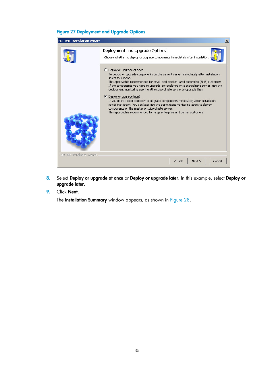 H3C Technologies H3C Intelligent Management Center User Manual | Page 42 / 96