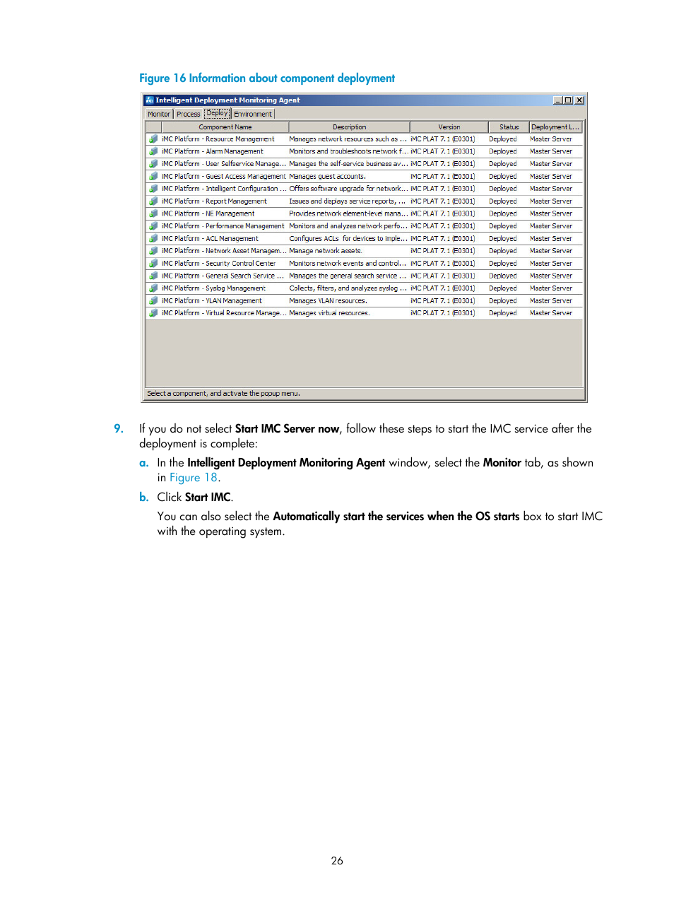 Shown in, Figure 17 | H3C Technologies H3C Intelligent Management Center User Manual | Page 33 / 104