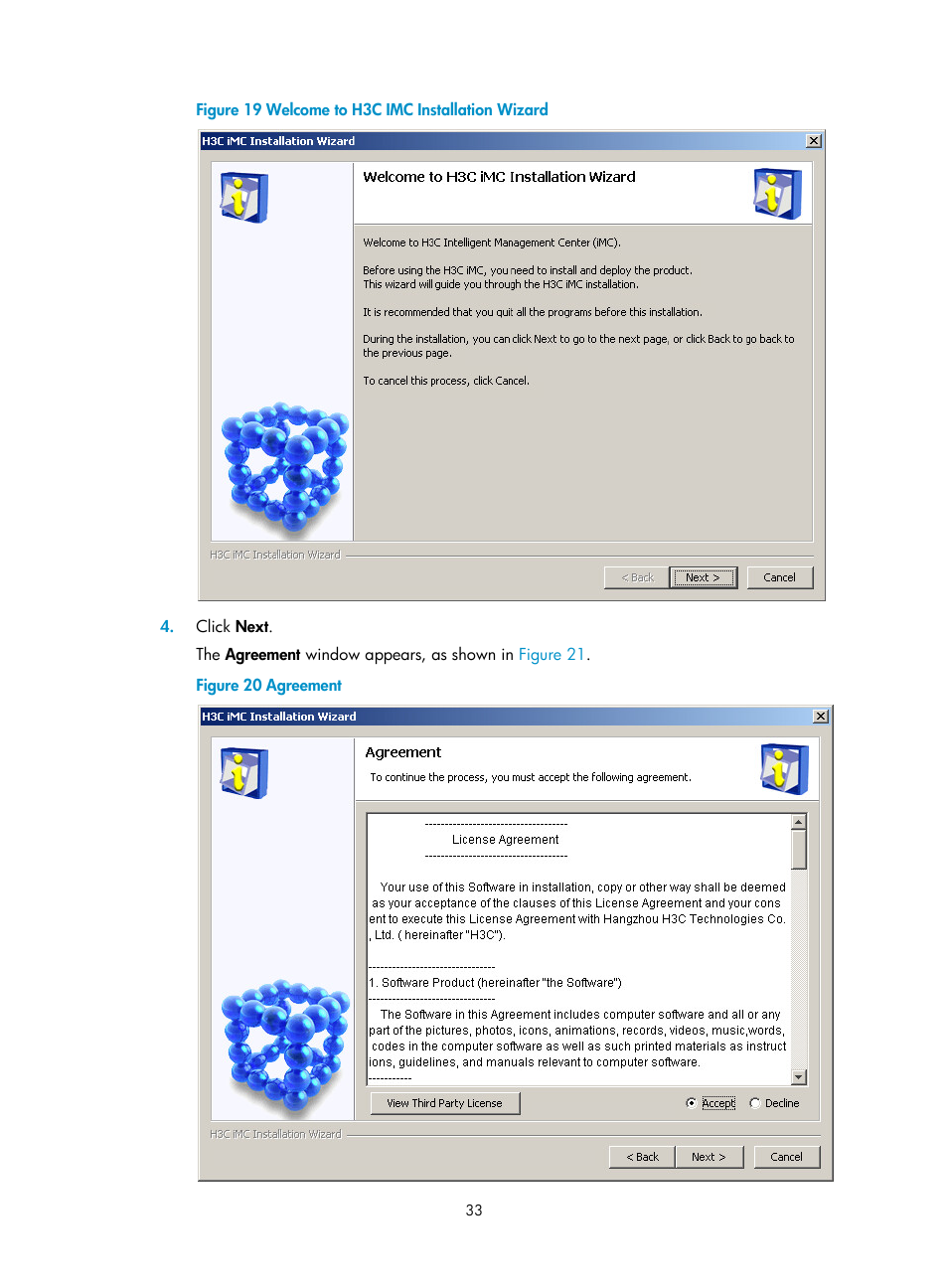 Wizard appears, as shown in, Figure 20 | H3C Technologies H3C Intelligent Management Center User Manual | Page 40 / 104