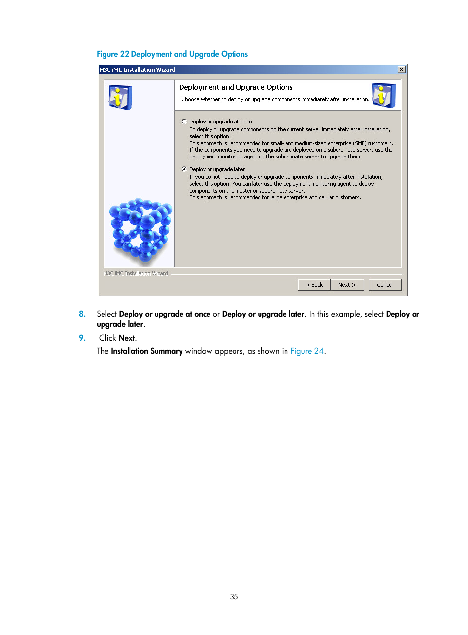 H3C Technologies H3C Intelligent Management Center User Manual | Page 42 / 104