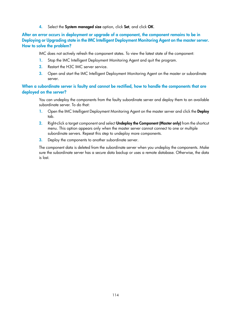 H3C Technologies H3C Intelligent Management Center User Manual | Page 121 / 121