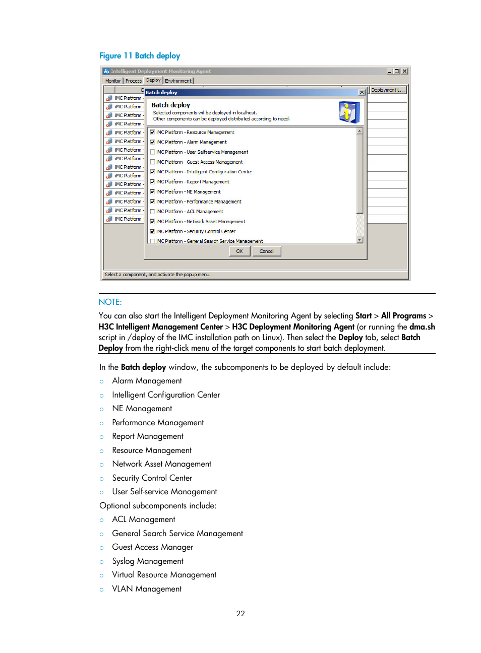 Figure 11 | H3C Technologies H3C Intelligent Management Center User Manual | Page 29 / 121