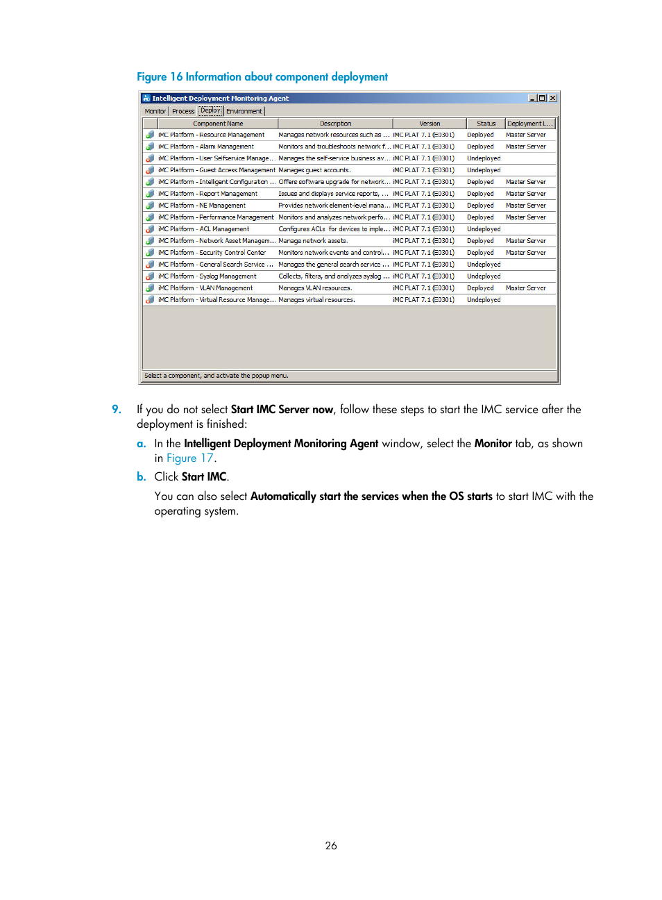 Figure | H3C Technologies H3C Intelligent Management Center User Manual | Page 33 / 121