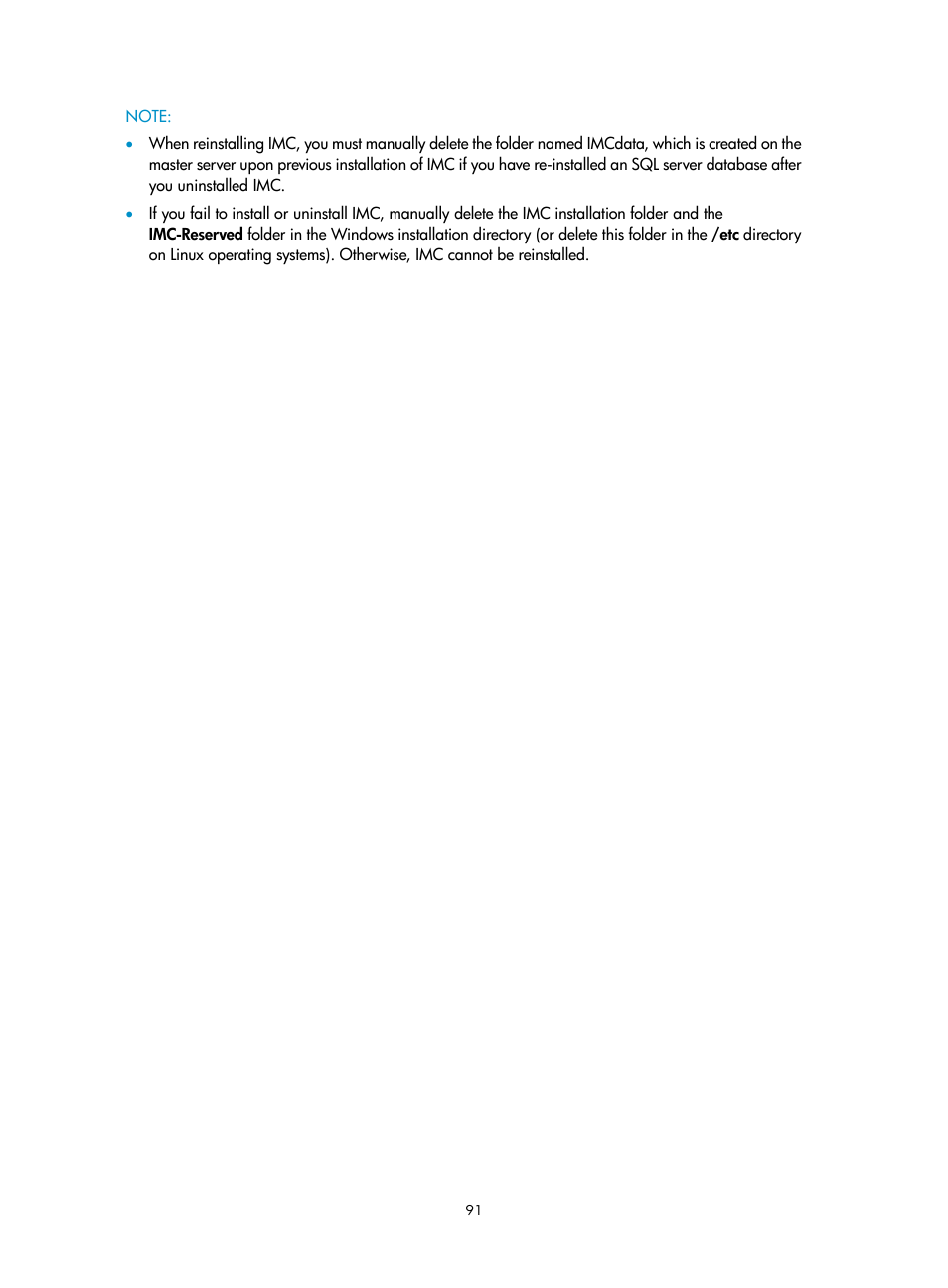 H3C Technologies H3C Intelligent Management Center User Manual | Page 98 / 121