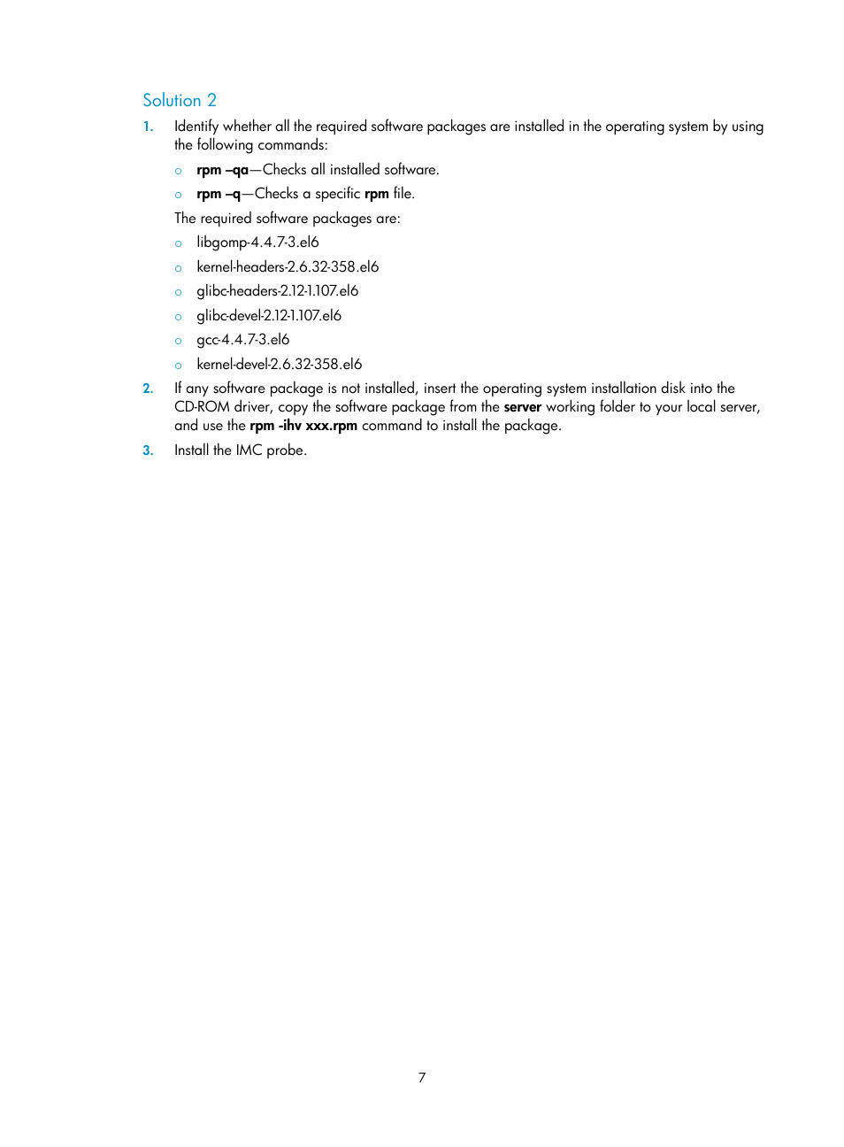 Solution 2 | H3C Technologies H3C Intelligent Management Center User Manual | Page 12 / 12