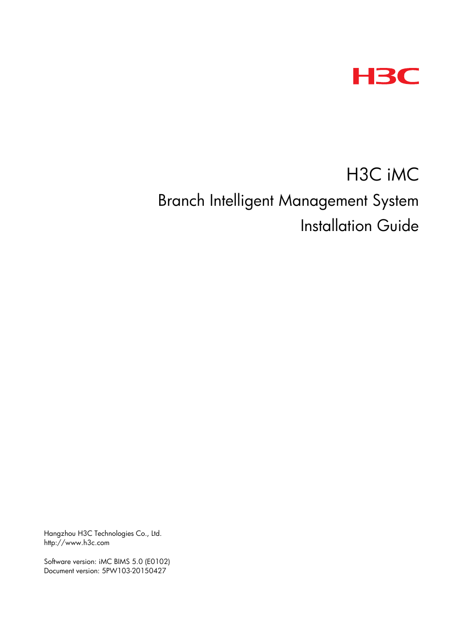 H3C Technologies H3C Intelligent Management Center User Manual | 50 pages