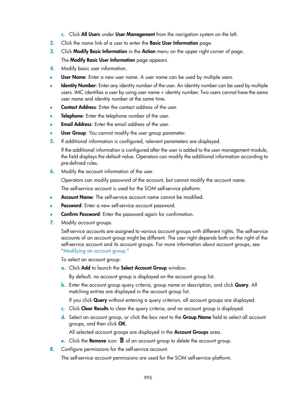 H3C Technologies H3C Intelligent Management Center User Manual | Page 1009 / 1065