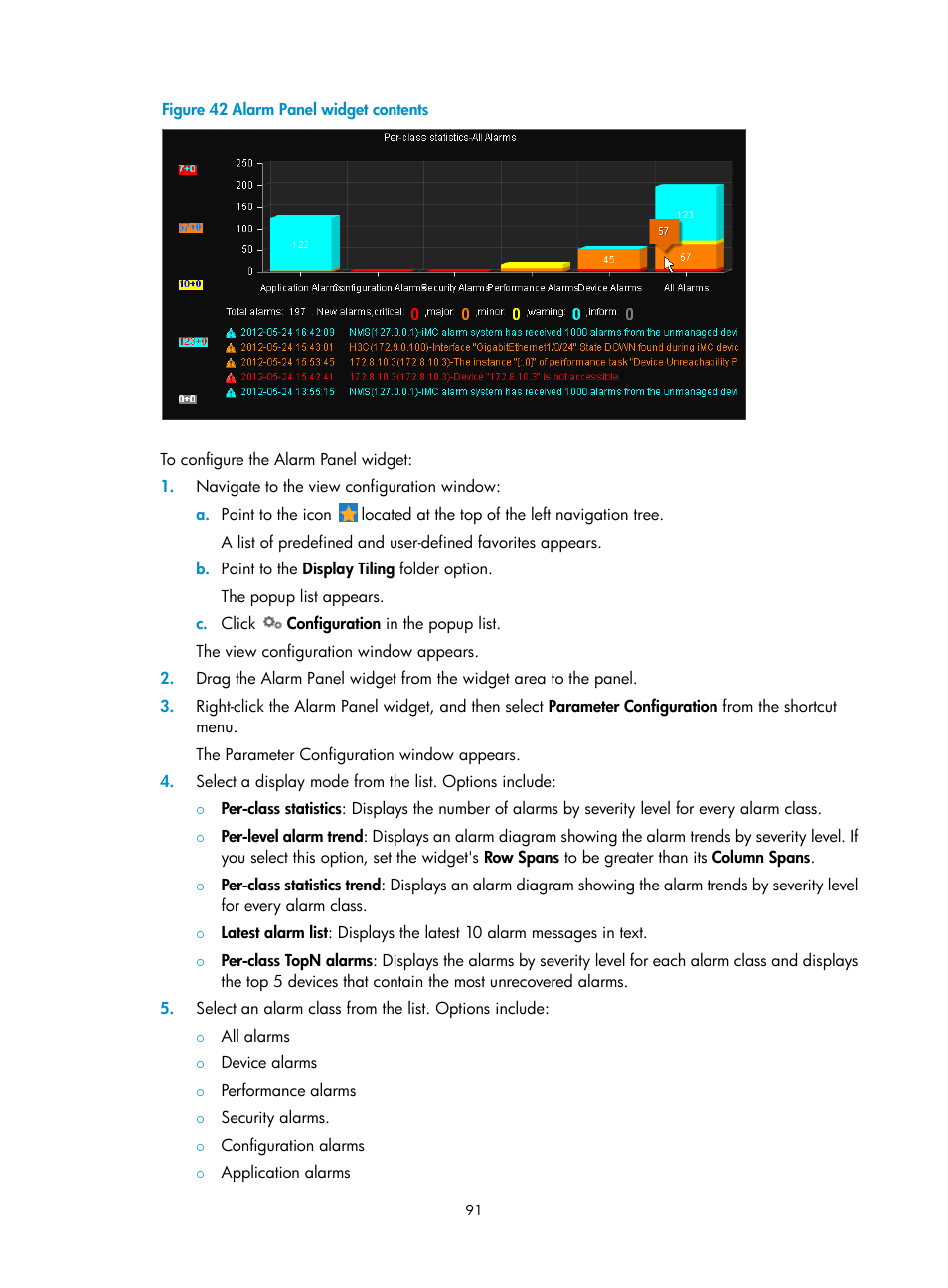 Figure 42, The le | H3C Technologies H3C Intelligent Management Center User Manual | Page 105 / 1065