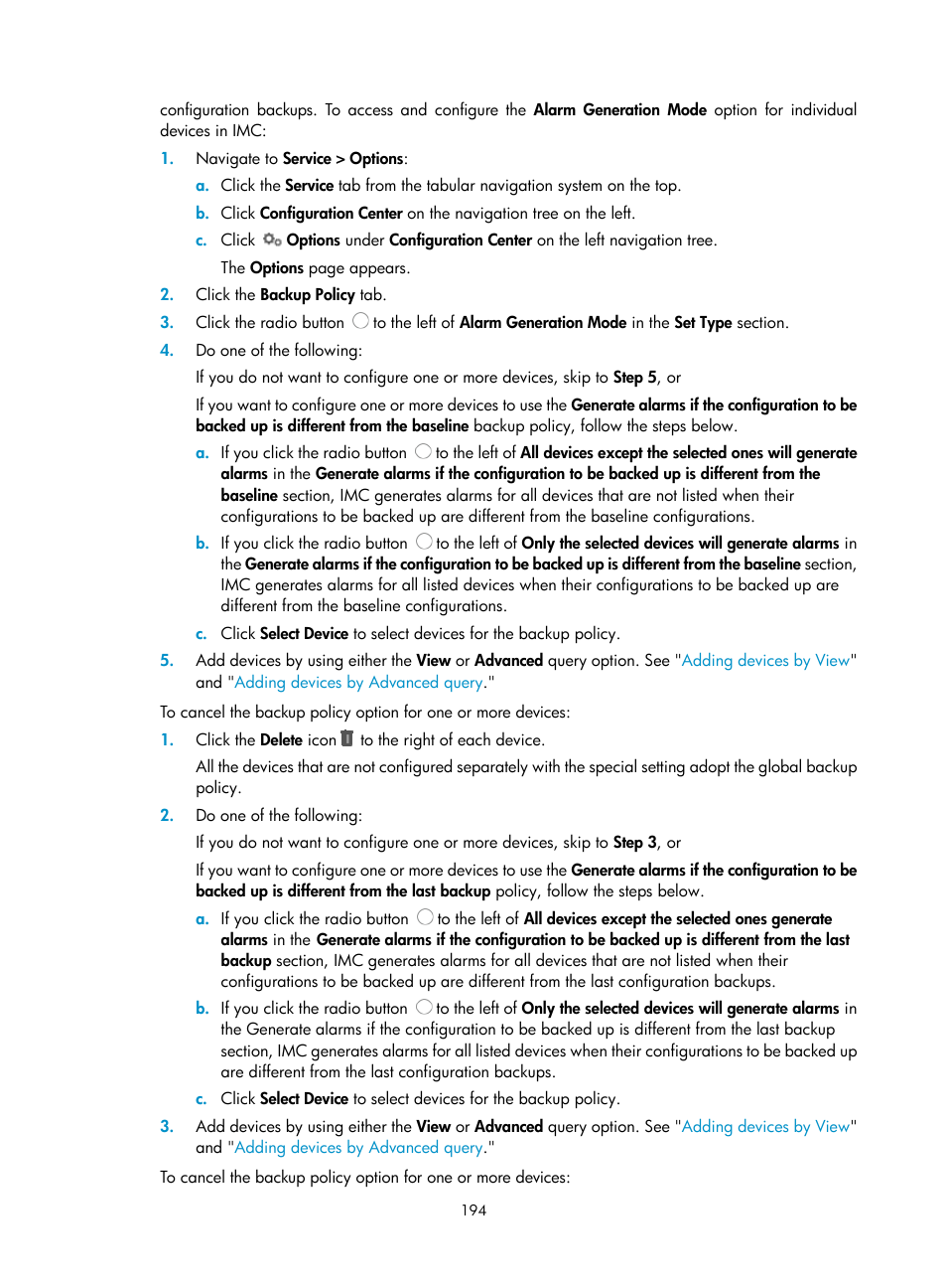 H3C Technologies H3C Intelligent Management Center User Manual | Page 208 / 1065