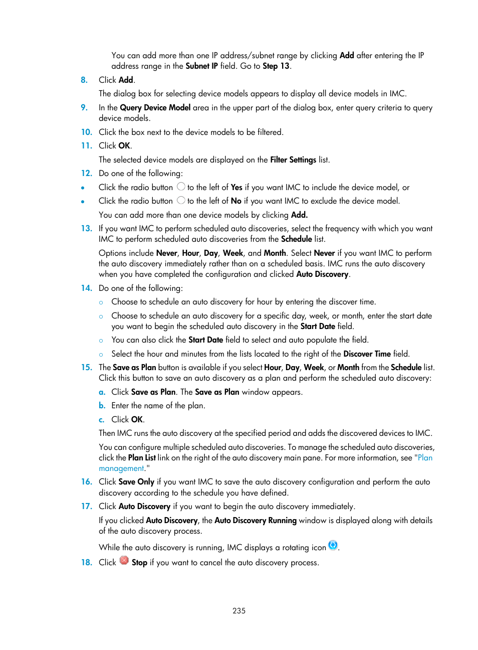H3C Technologies H3C Intelligent Management Center User Manual | Page 249 / 1065