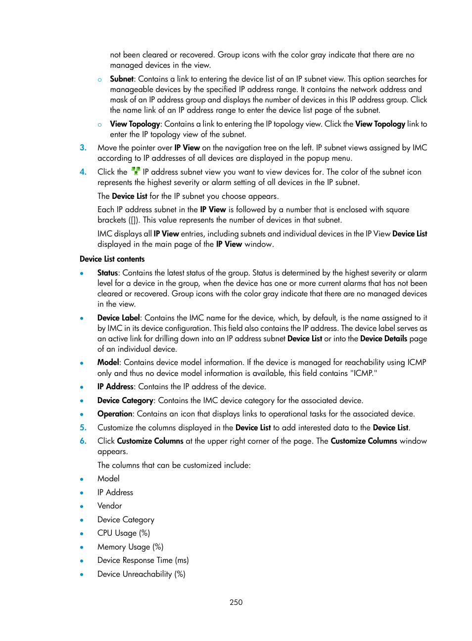 H3C Technologies H3C Intelligent Management Center User Manual | Page 264 / 1065