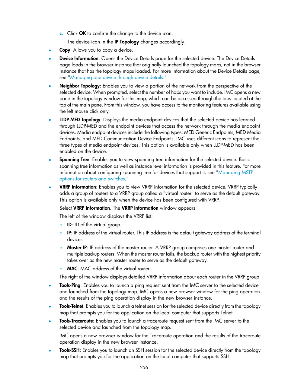 H3C Technologies H3C Intelligent Management Center User Manual | Page 270 / 1065