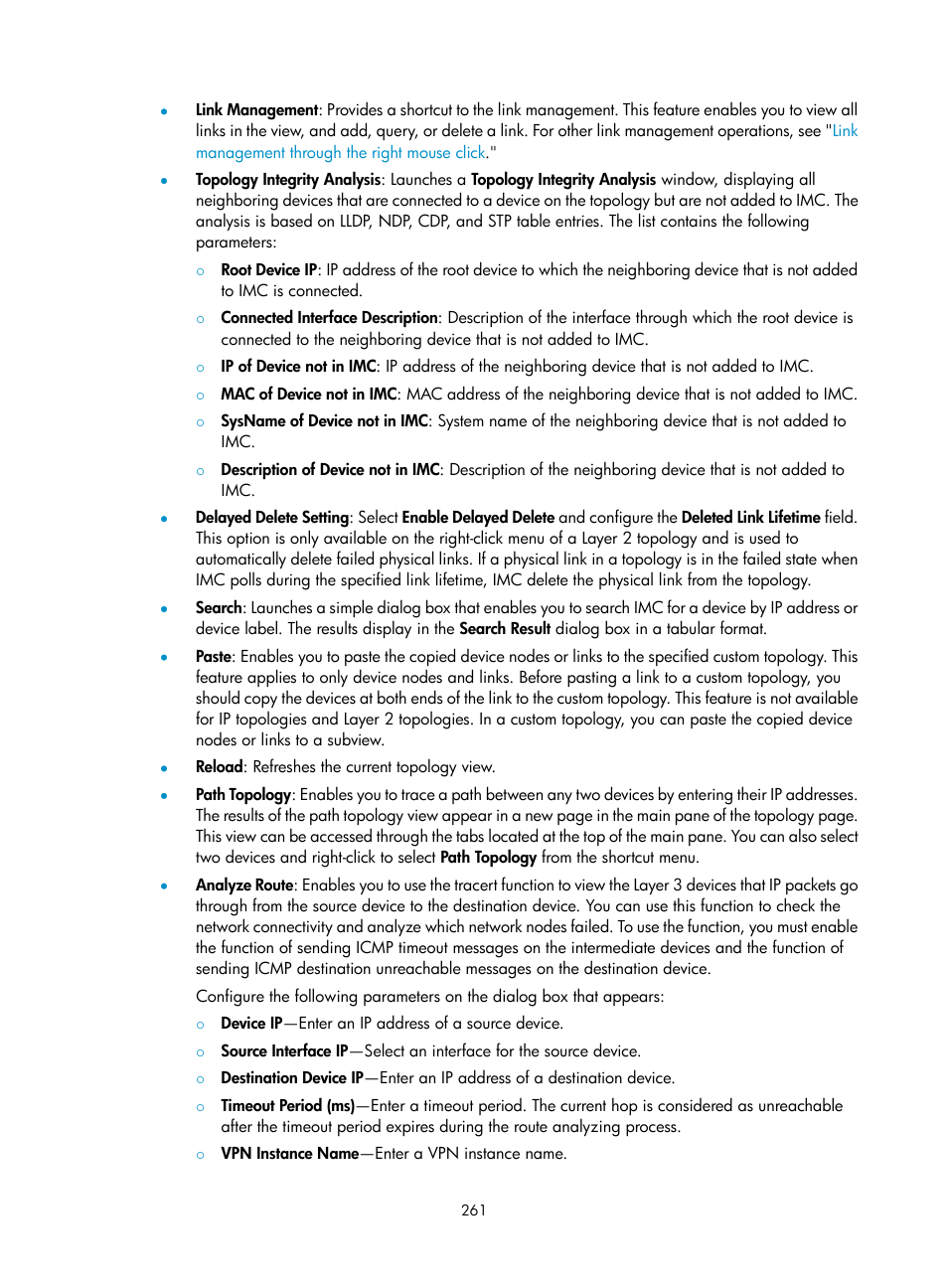 H3C Technologies H3C Intelligent Management Center User Manual | Page 275 / 1065