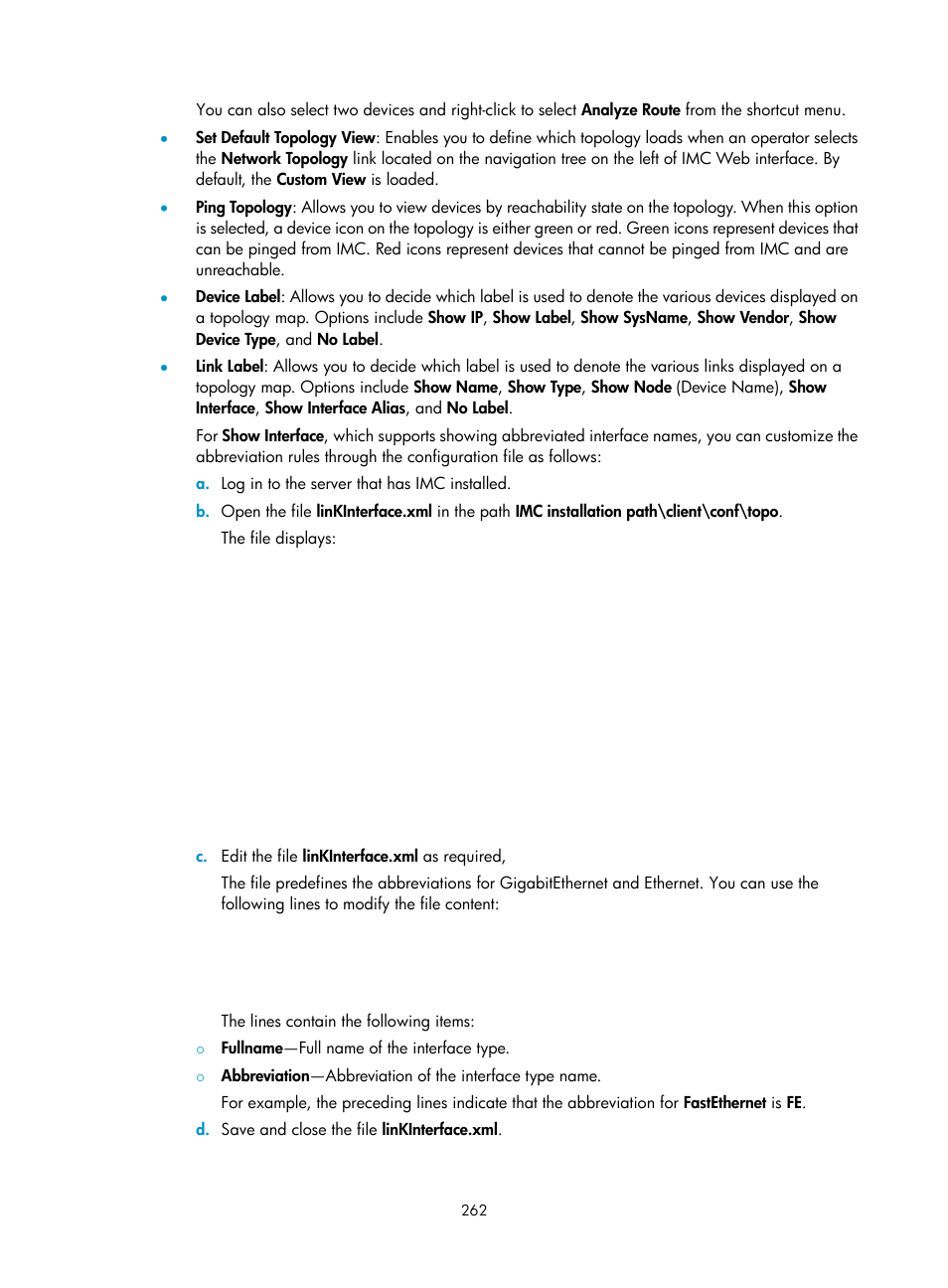 H3C Technologies H3C Intelligent Management Center User Manual | Page 276 / 1065