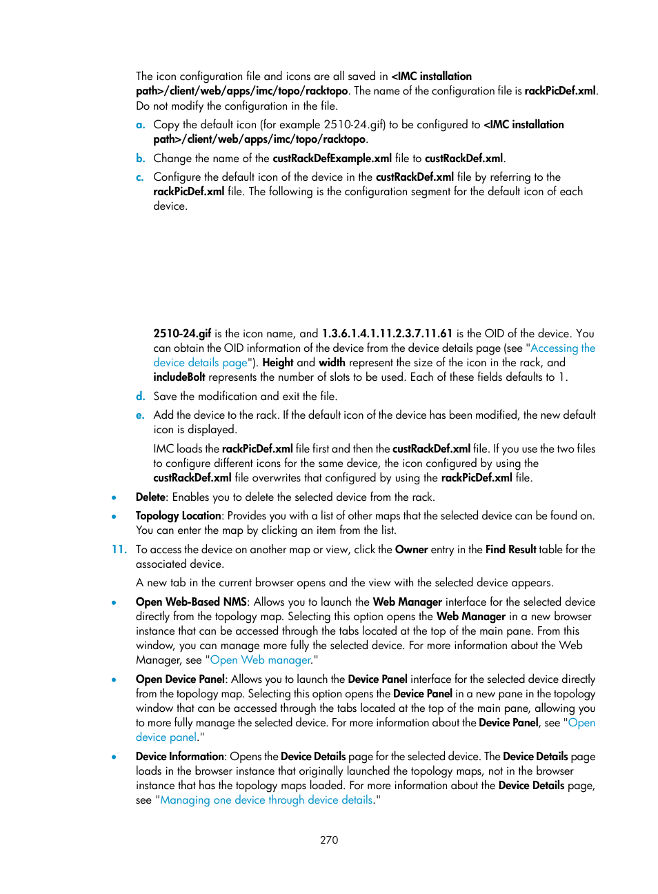 H3C Technologies H3C Intelligent Management Center User Manual | Page 284 / 1065