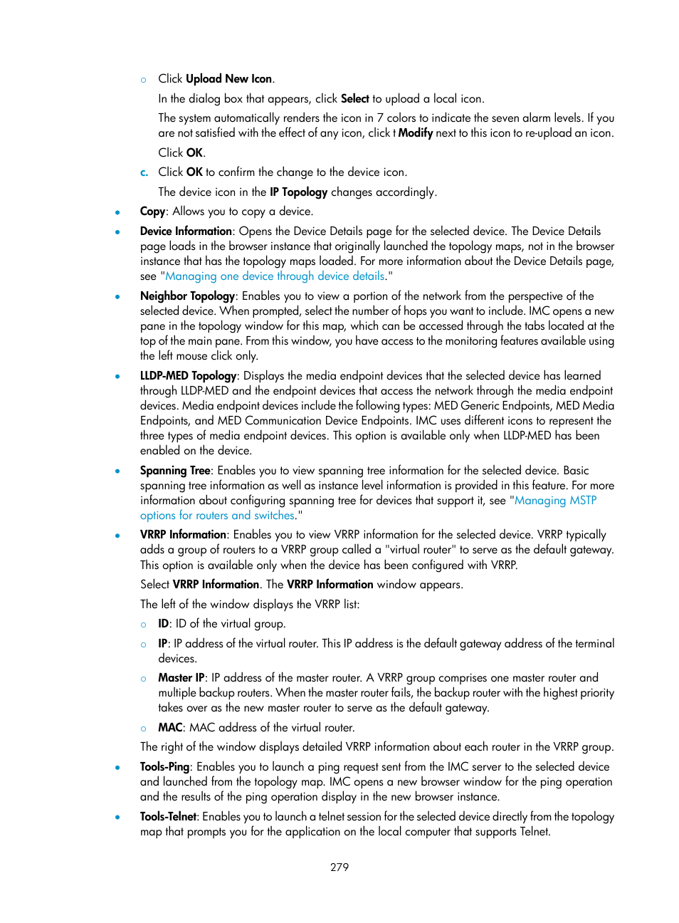 H3C Technologies H3C Intelligent Management Center User Manual | Page 293 / 1065