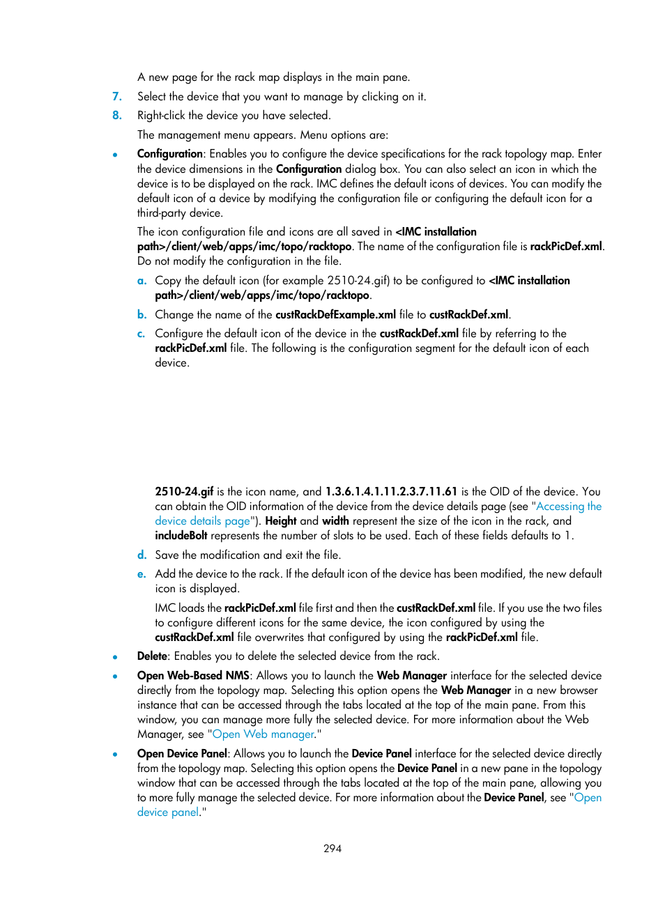 H3C Technologies H3C Intelligent Management Center User Manual | Page 308 / 1065