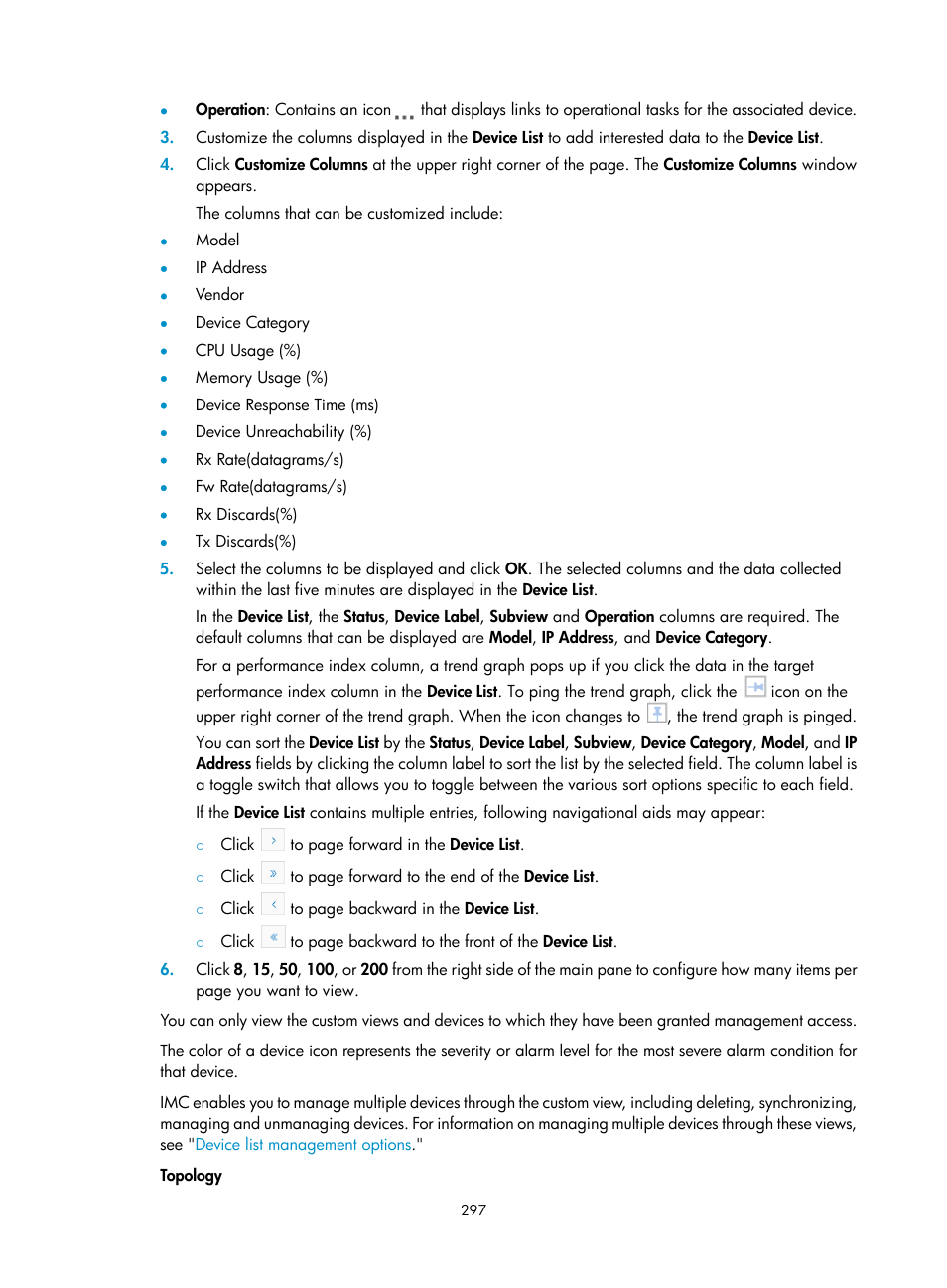 H3C Technologies H3C Intelligent Management Center User Manual | Page 311 / 1065