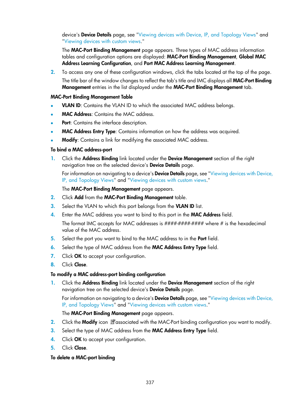 H3C Technologies H3C Intelligent Management Center User Manual | Page 351 / 1065