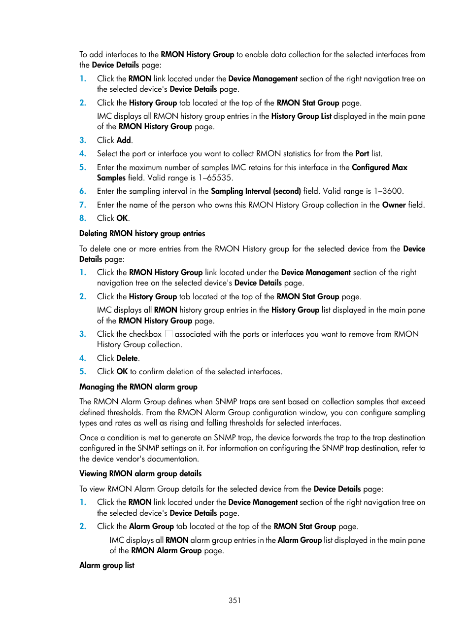 H3C Technologies H3C Intelligent Management Center User Manual | Page 365 / 1065