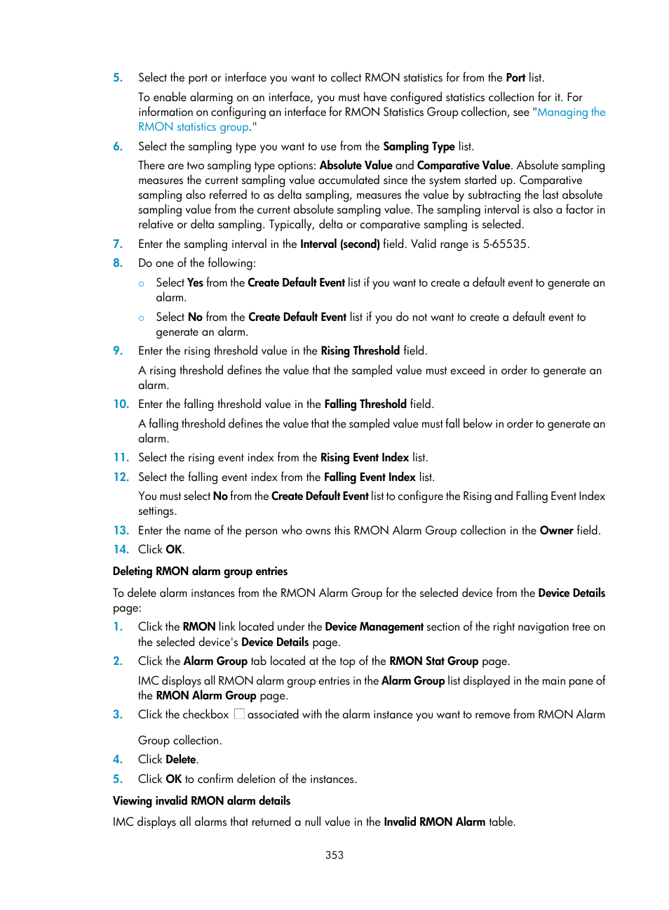 H3C Technologies H3C Intelligent Management Center User Manual | Page 367 / 1065