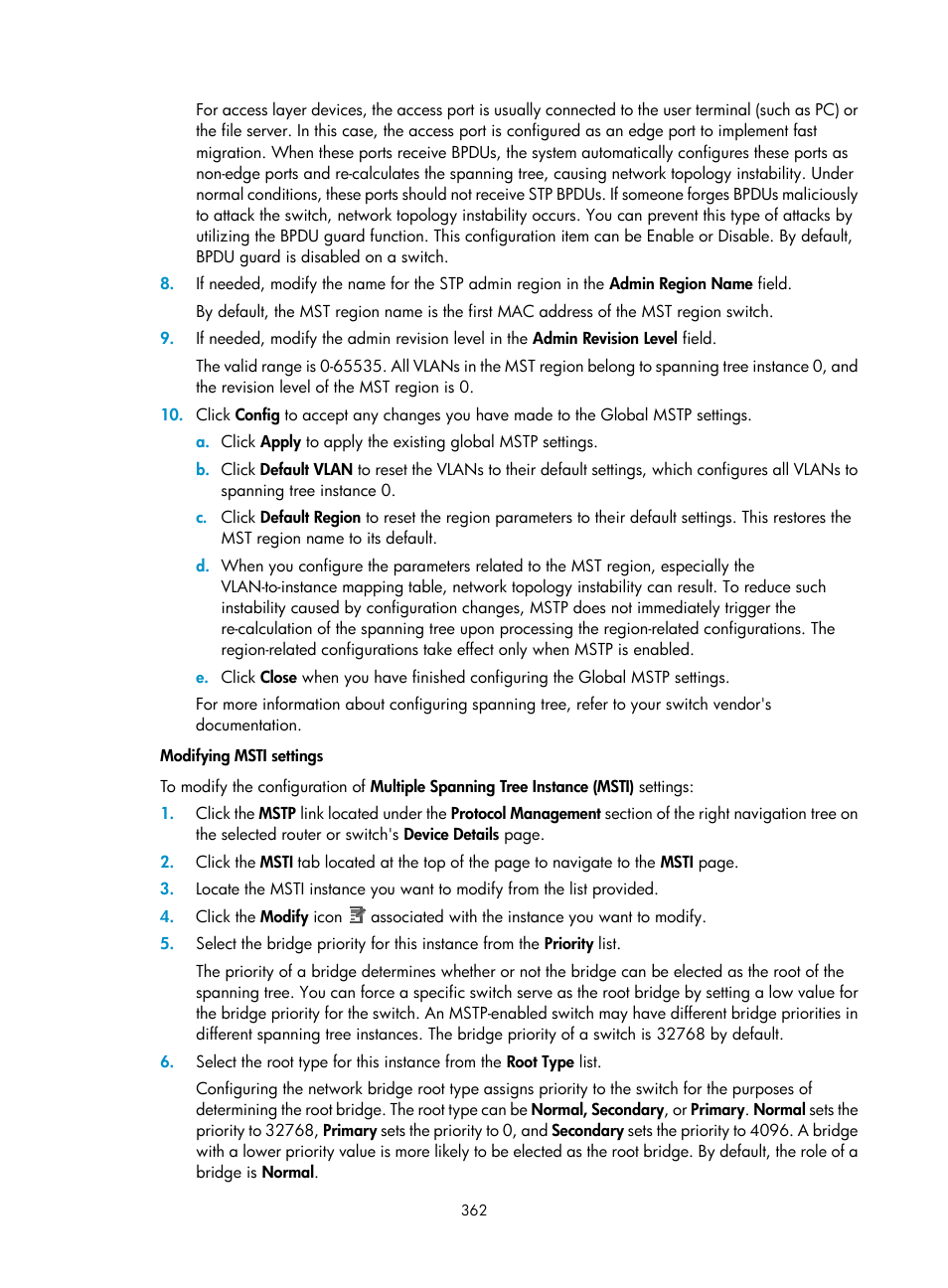 H3C Technologies H3C Intelligent Management Center User Manual | Page 376 / 1065