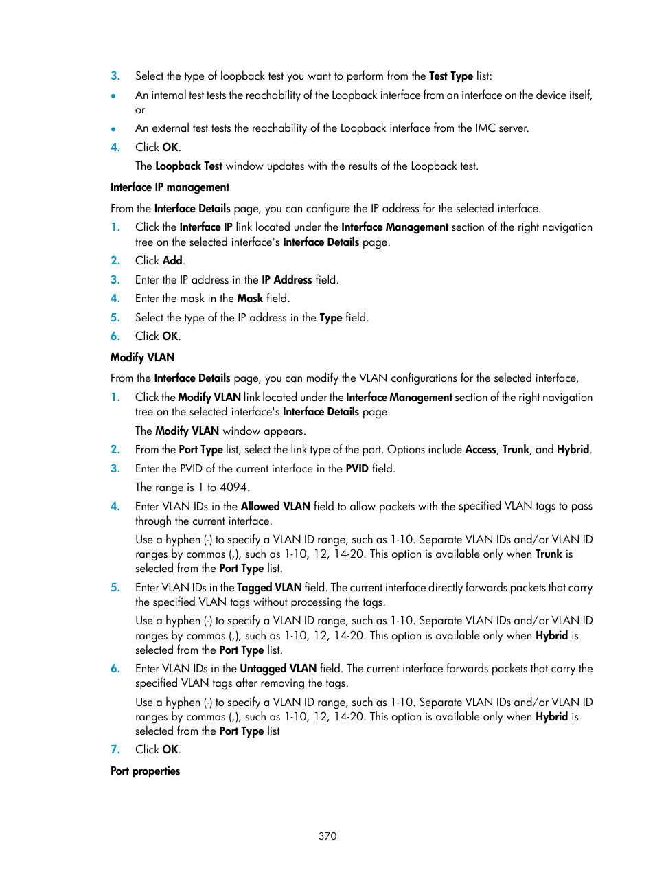 H3C Technologies H3C Intelligent Management Center User Manual | Page 384 / 1065
