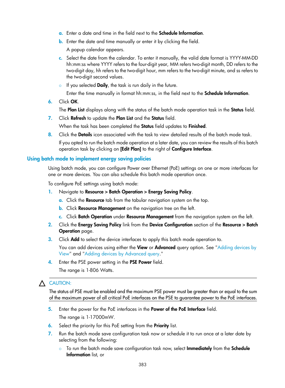 H3C Technologies H3C Intelligent Management Center User Manual | Page 397 / 1065