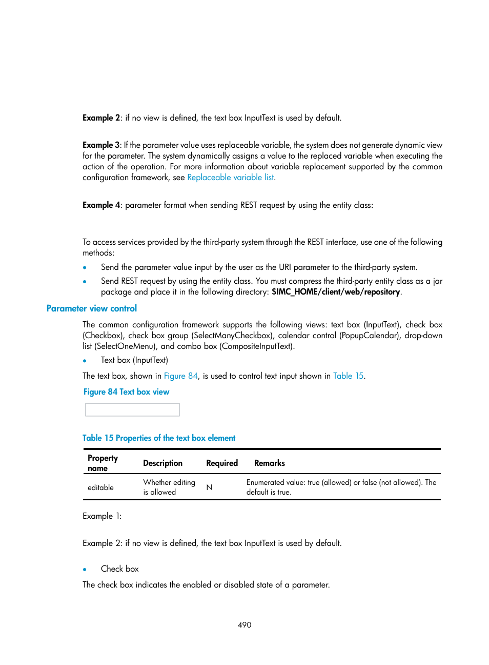 Parameter view control | H3C Technologies H3C Intelligent Management Center User Manual | Page 504 / 1065