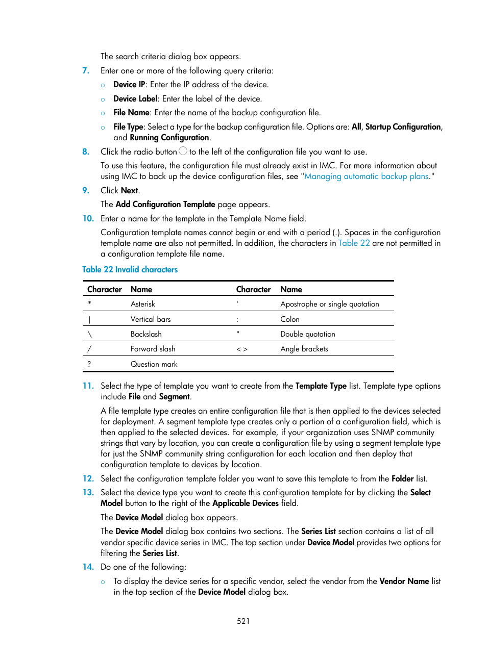 H3C Technologies H3C Intelligent Management Center User Manual | Page 535 / 1065